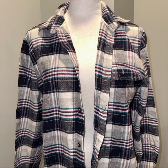 Aeropostale Flannel with Elbow Patches Size M - Picture 2 of 8